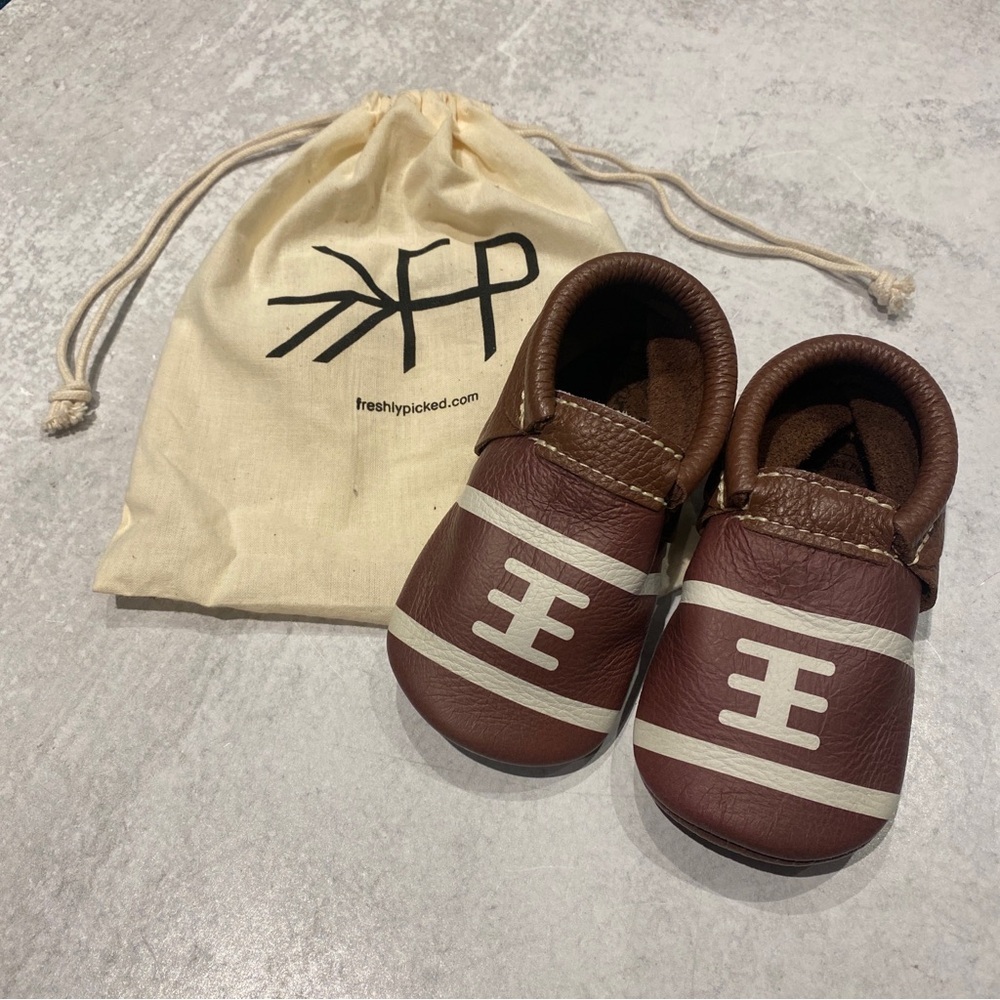 Freshly Picked || Touchdown City Shoe Mocs Football‎ Brown 5